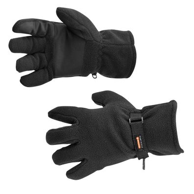 Fleece Handschuh mit Insulatex-Futter Schwarz