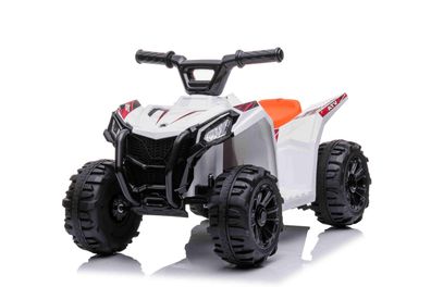 Quad ATV Kinderquad Kinderfahrzeug Elektrofahrzeug Elektroquad 6V Weiß (BDM0932)