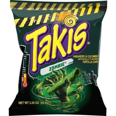 Takis Zombie Tortilla Chips 92,3 g Limited Edition NEU OVP