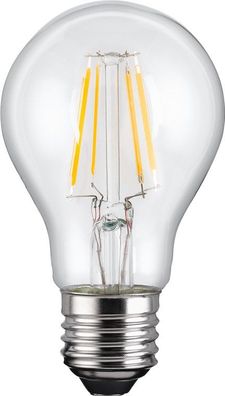 Goobay Filament LED Birne 4 W - Sockel E27, ersetzt 40 W, warm-weiß, nicht dimmbar