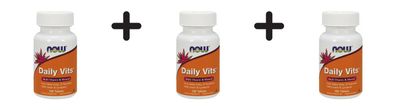 3 x Now Foods Daily Vits Multi (100)
