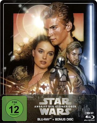 Star Wars #2: Angriff d. Kolonk.(BR)LE SB Limited Steelbook Edition, 2 Disc
