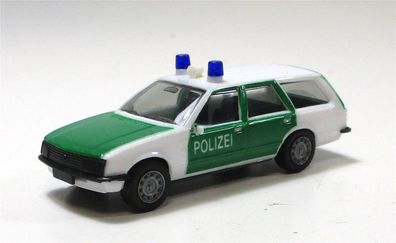 Modellauto Herpa H0 1/87 PKW Opel Rekord Caravan [1] Polizei