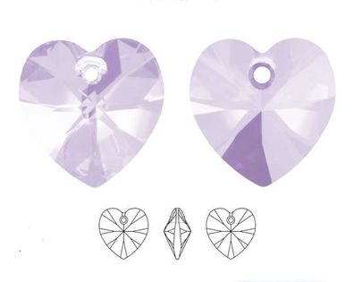 Swarovski® Anhänger Heart Violet 14mm