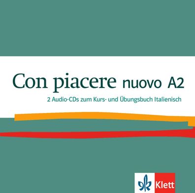 2 Audio-CDs zum Kurs- und Uebungsbuch Italienisch CD Con piacere n