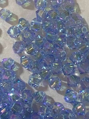 Swarovski® Beads Bicone Light Sapphire Shimmer 2X 3mm