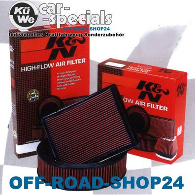 K & N Sportluftfilter Diesel: OPEL, Renault, Nissan - Filter - Luftfilter