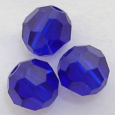 Swarovski® Beads Facet Cobalt 5mm