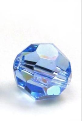 Swarovski® Beads Facet Light Sapphire Aurore Boreale 6mm