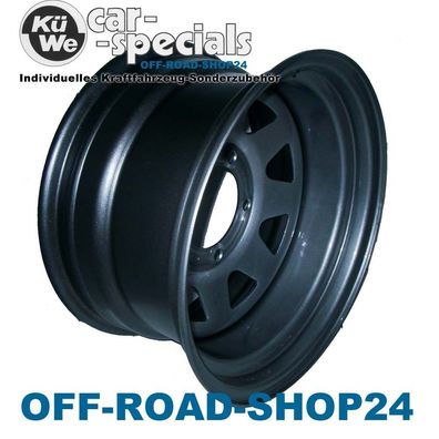 STAHL-Felgen 8x15 ET-30 DOTZ DAKAR Silber - NISSAN PICKUP MD21 "PREISVORTEIL"