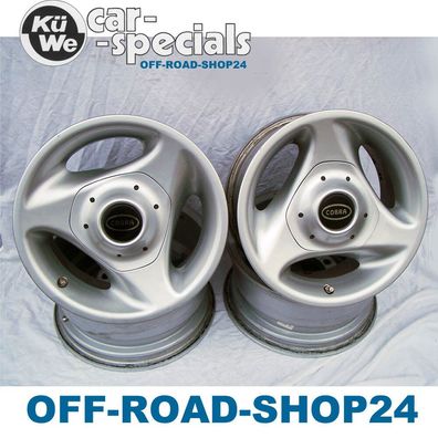 ALU-FELGEN 7x15 ET8 OZ/ COBRA "MONTANA" - Daihatsu FEROZA Typ: F300 mit Gutachten