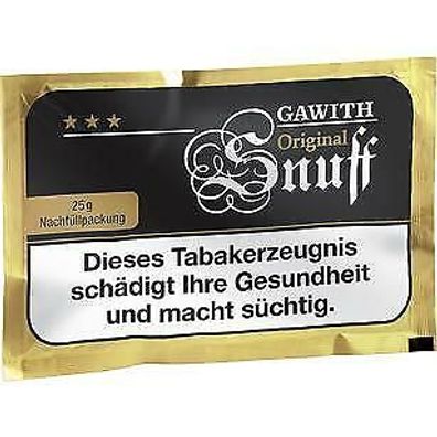 Gawith Original Snuff Schnupftabak 10x 25g Beutel