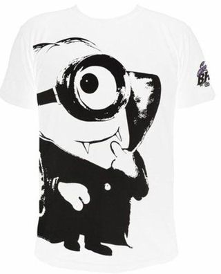 Merc T-Shirt Minions Vampir L weiß - NBG - (Merchandise / M...