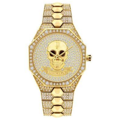 Police Uhr PL.16027BSG/22M Damen Armbanduhr Gold