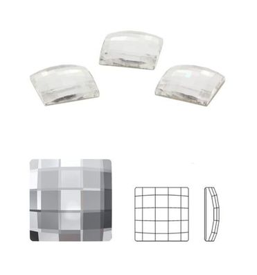 Swarovski® Flatback Hotfix Chessboard Square Crystal 10mm