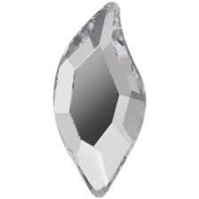 Swarovski® Flatback Hotfix Diamond Leaf Crystal 8x4mm