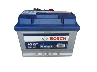 BOSCH 60 Ah Autobatterie S4 004 12V 60Ah Batterie 0092S40040