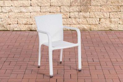 Polyrattan Stuhl Leonie | weiß