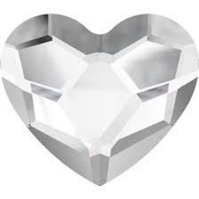 Swarovski® Flatback Hotfix Heart Crystal 10mm