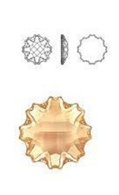 Swarovski® Flatback Hotfix Jellyfish Golden Shadow 6mm