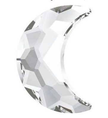 Swarovski® Flatback Hotfix Moon Crystal 14x9.5mm