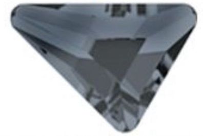 Swarovski® Flatback Hotfix Triangle Beta Silver Night 7x6.5mm