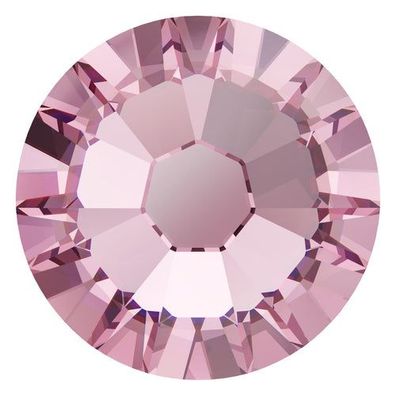 Swarovski® Nail Crystals Flat Rund Light Rose SS34