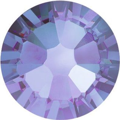 Swarovski® Nail Crystals Flat Rund Sapphire Aurore Boreale ss12
