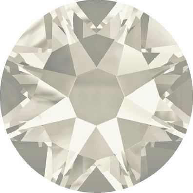 Swarovski® Nail Crystals Flat Rund Silver Shade SS16