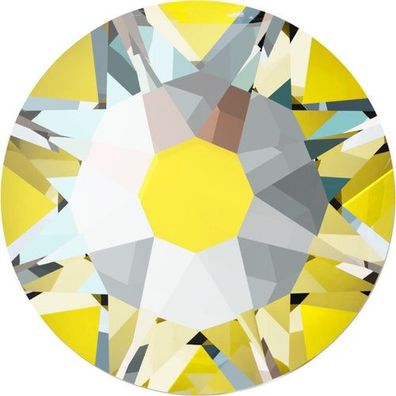 Swarovski® Nail Crystals Flat Rund Sunshine DeLite SS12