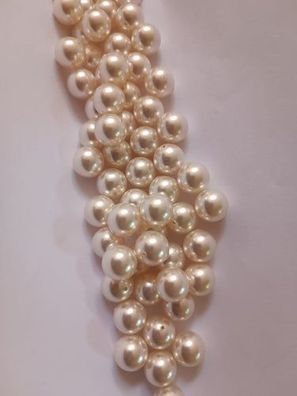 Swarovski® Pearl Half-Drilled White Pearl 10mm