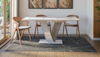 Tisch Velucci Esstisch Ausklappbar Wohnzimmer Küchentisch Esszimmertisch Modern