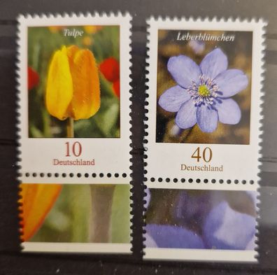 BRD - MiNr. 2484 - 2485 - Freimarken: Blumen (VII)