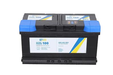 Cartechnic Starterbatterie Autobatterie ULTRA POWER 100 AH