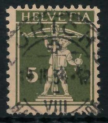 Schweiz 1924 Nr 201z zentrisch gestempelt X6C2BEA