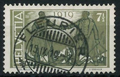 Schweiz 1919 Nr 146 zentrisch gestempelt X6C2D06