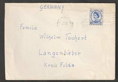 Großbritannien gelaufen von Kensington nach Langenbieber 18.12.1955