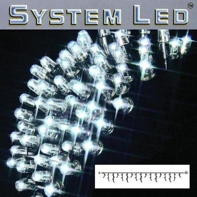 System LED Eisregen-Lichterkette Extra 3x0,4m cool light/ schwarz 465-48-1
