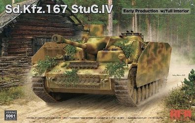 Sd. Kfz. 167 StuG IV Frühe Produktion mit komplettem Interieur