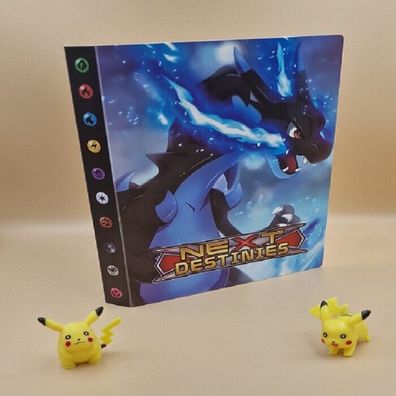 Pokemon Ordner Mega Glurak X Sammelalbum 240 Karten Portfolio