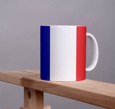 Kaffeetasse Frankreich Pot Flagge Kaffee Tasse Becher FR Coffeecup Büro Tee