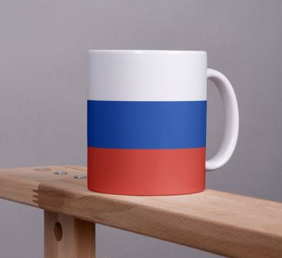 Kaffeetasse Russland Pot Flagge Kaffee Tasse Becher RU Coffeecup Büro Tee