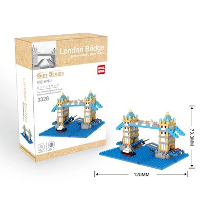 London Bridge Wahrzeichen Modell LNO Micro-Bricks Bausteine