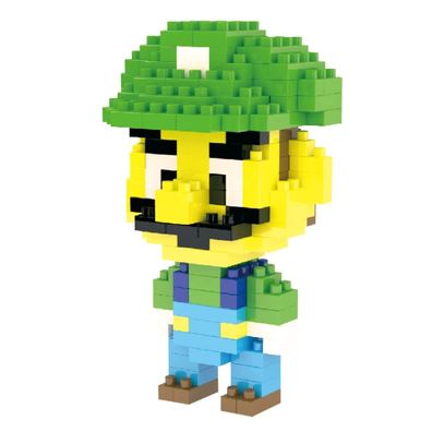 Luigi Super Mario LNO Micro-Bricks Figur Bausatz