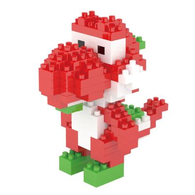 Yoshi Rot Super Mario LNO Micro-Bricks Figur Bausatz