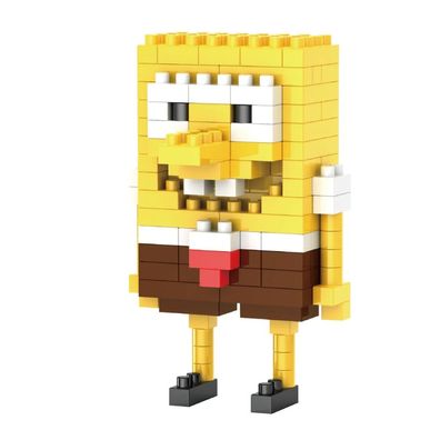 Spongebob LNO Micro-Bricks Figur Sschwammkopf