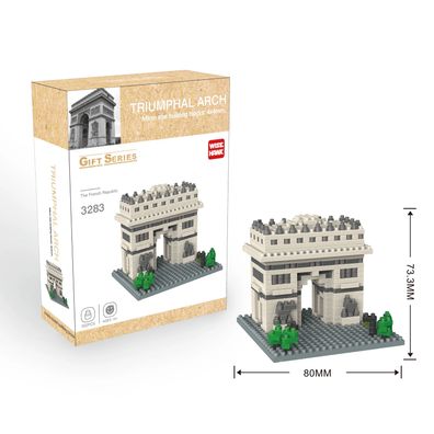 Arc de Triomphe Paris Wahrzeichen Modell LNO Micro-Bricks Bausteine
