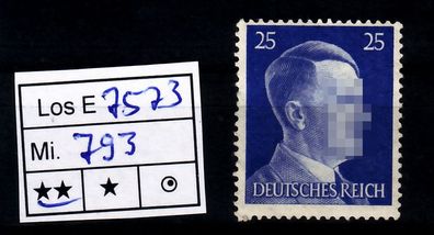 Los E7573: Deutsches Reich Mi. 793 * *