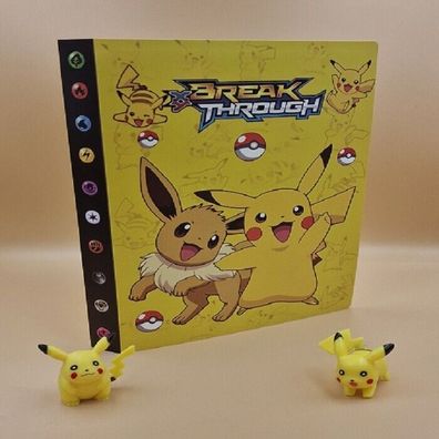 Pokemon Ordner Pikachu und Evoli Sammelalbum 240 Karten Portfolio