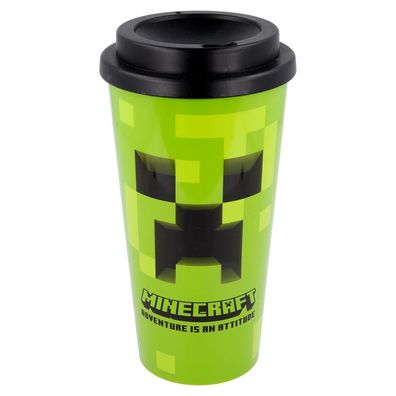 Minecraft Kaffee Take Away Becher doppelwandig